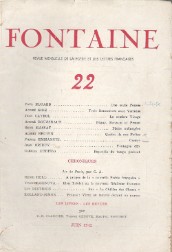 Fontaine N 22 - 1942