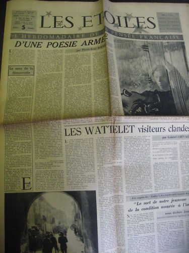 Les Etoiles - 1945 - D'une posie arme