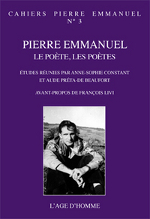 Cahier Pierre Emmanuel n3 - L'ge d'Homme