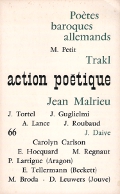 Action potique N 66 - Juin 1976 - Martine Broda - Daniel Leuwers