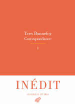 Bonnefoy-Correspondance 1 - 2018