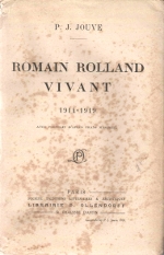 Jouve 1920 Romain Rolland vivant-Couverture