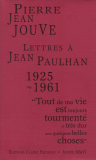 Jouve-Paulhan - Correspondance Couverture