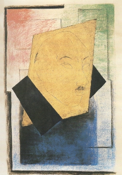 Portrait constructiviste de Pierre Jean Jouve par Joseph Sima - 1925