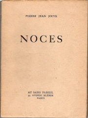 Jouve - 1928 - Noces