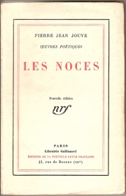 Jouve - 1931 - Les Noces