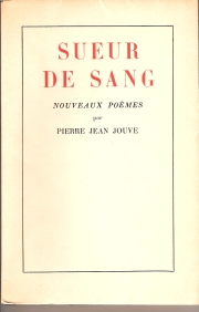 Jouve - 1933 - Sueur de Sang - 2e dition