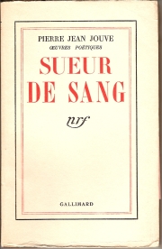Jouve - 1935 - Sueur de Sang - 3e dition