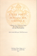 Jouve - 1995 - Jouve poete - College de France